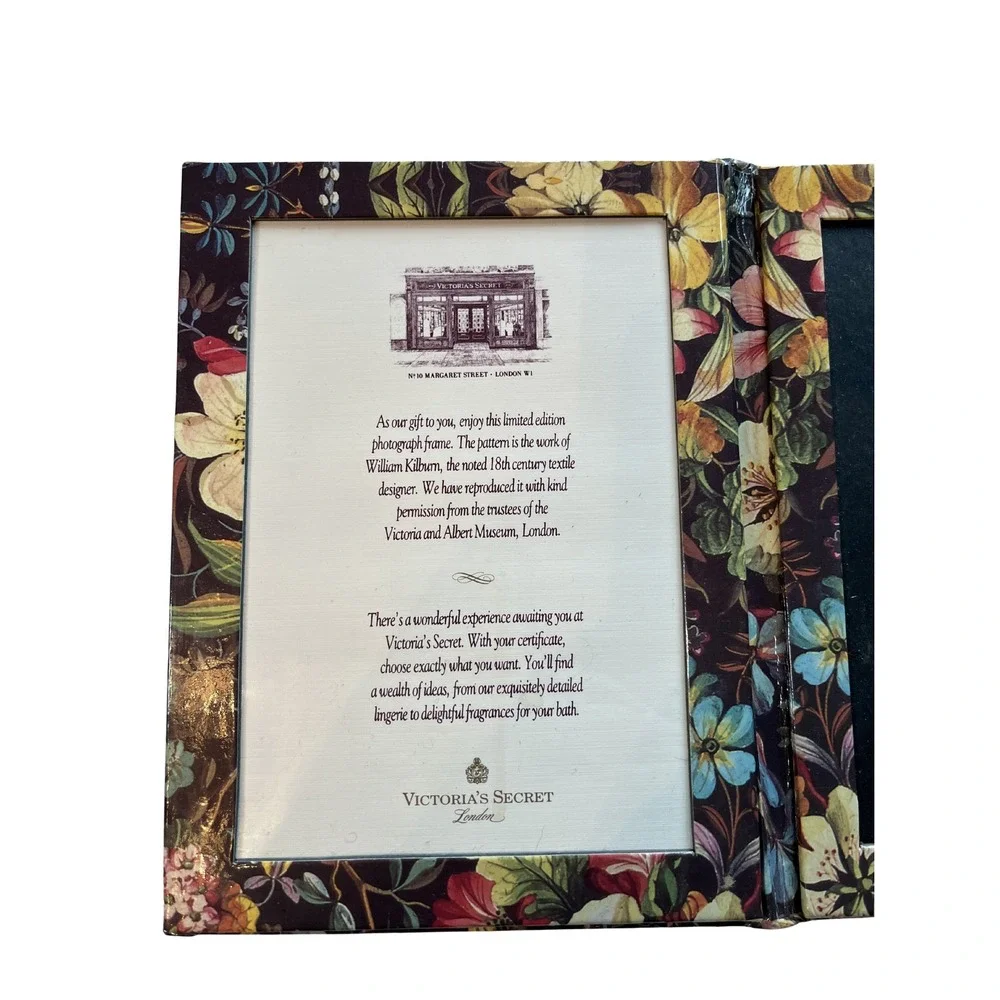 Vintage Y2K Victoria's Secret William Kilburn Floral Photo Frame Regencycore